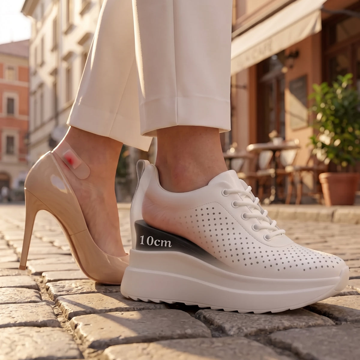 Where heels hurt, we don't.