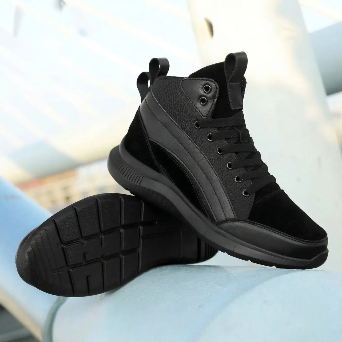 Men’s High Top Athletic Sneakers Elevator Shoes | +3.9" (10cm)