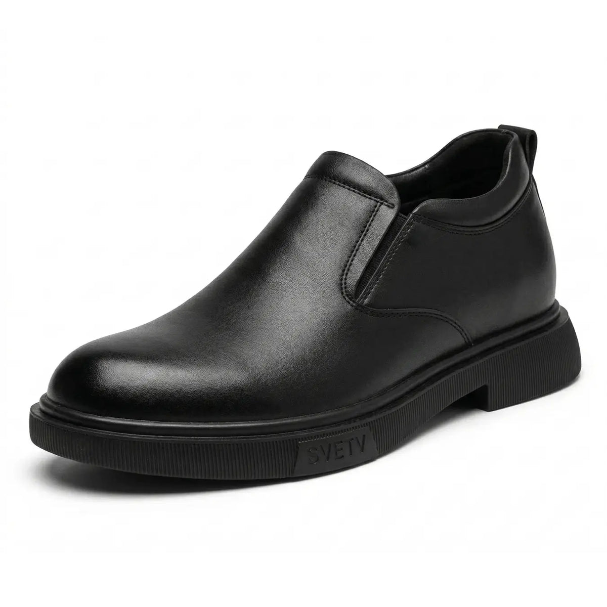 Men’s Leather Slip On Dress Shoes Height Increasing | +3.1" (8cm)