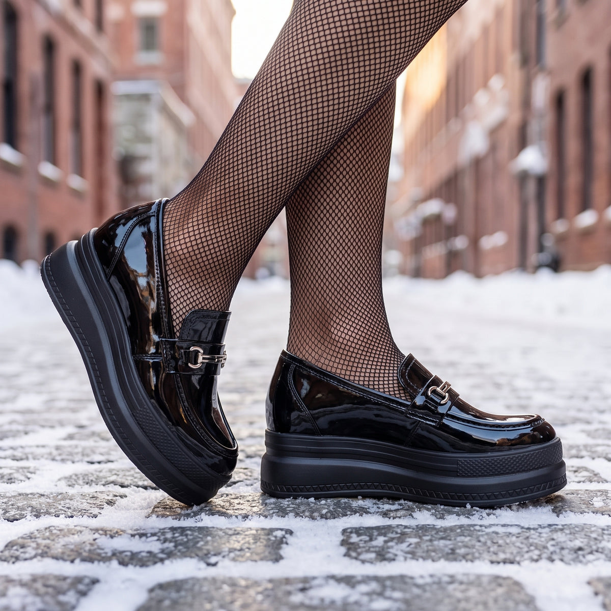 Urban Patent Leather Loafers | +2.8" (7cm)
