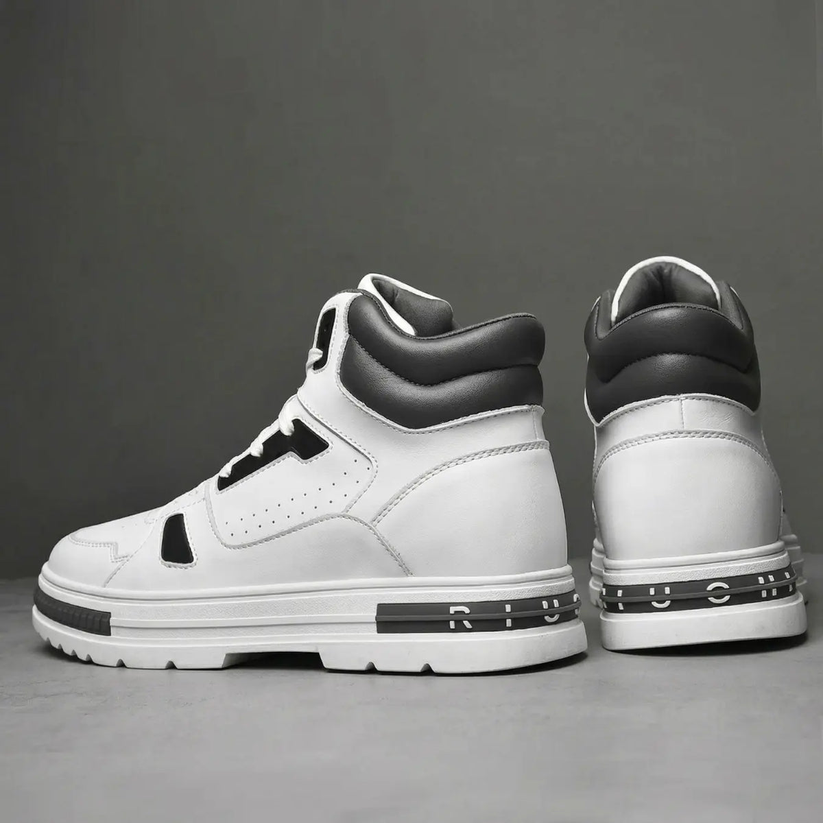 Men’s High Top Athletic Sneakers Height Increasing Shoes | +3.1" (8cm )