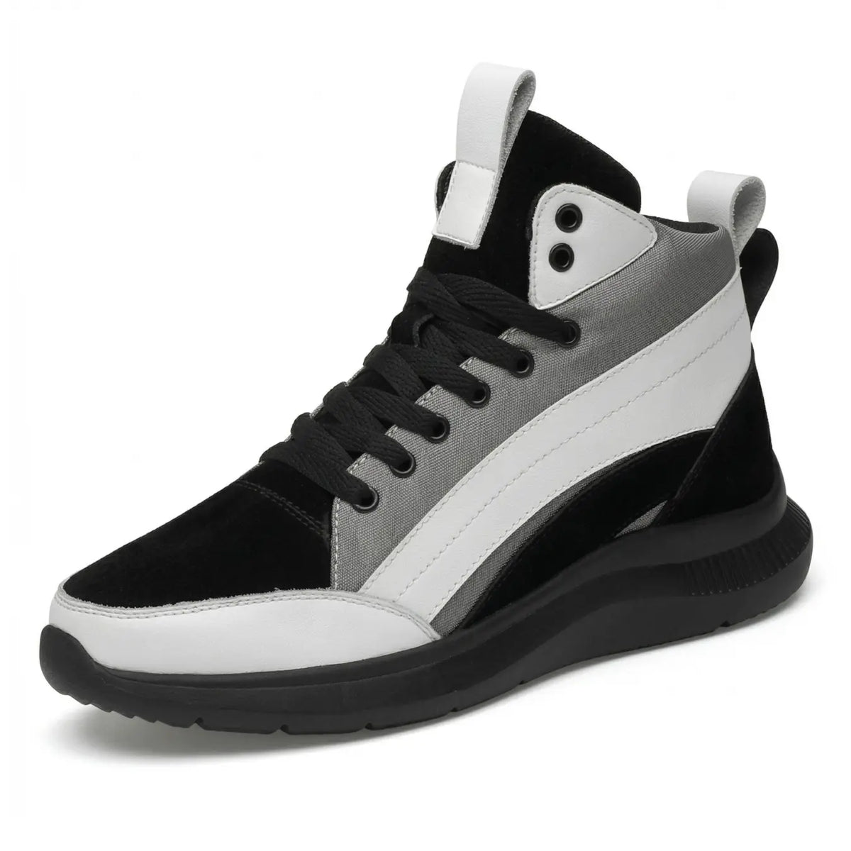 Men’s High Top Athletic Sneakers Elevator Shoes | +3.9" (10cm)