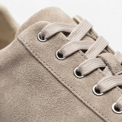 Men's Beige Height Increasing Casual Sneakers | +6cm