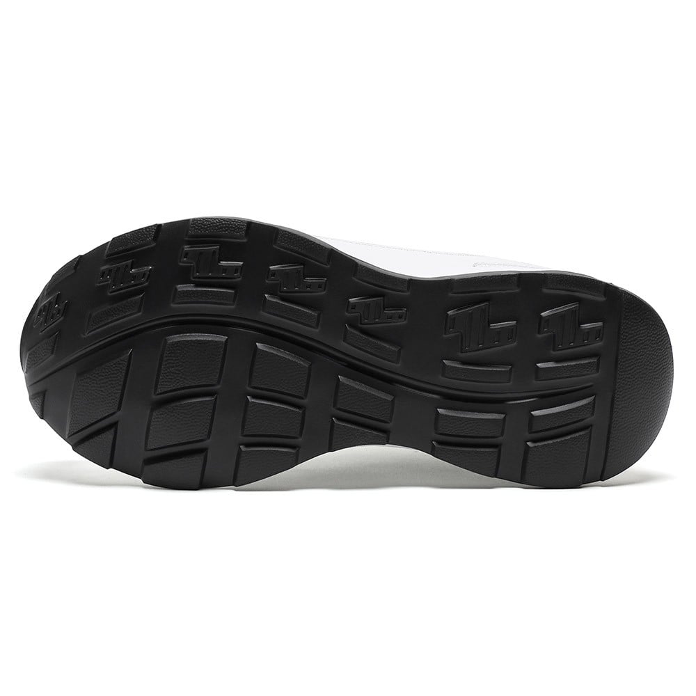 Men's White Leather High Top Athletic Sneakers | +10cm