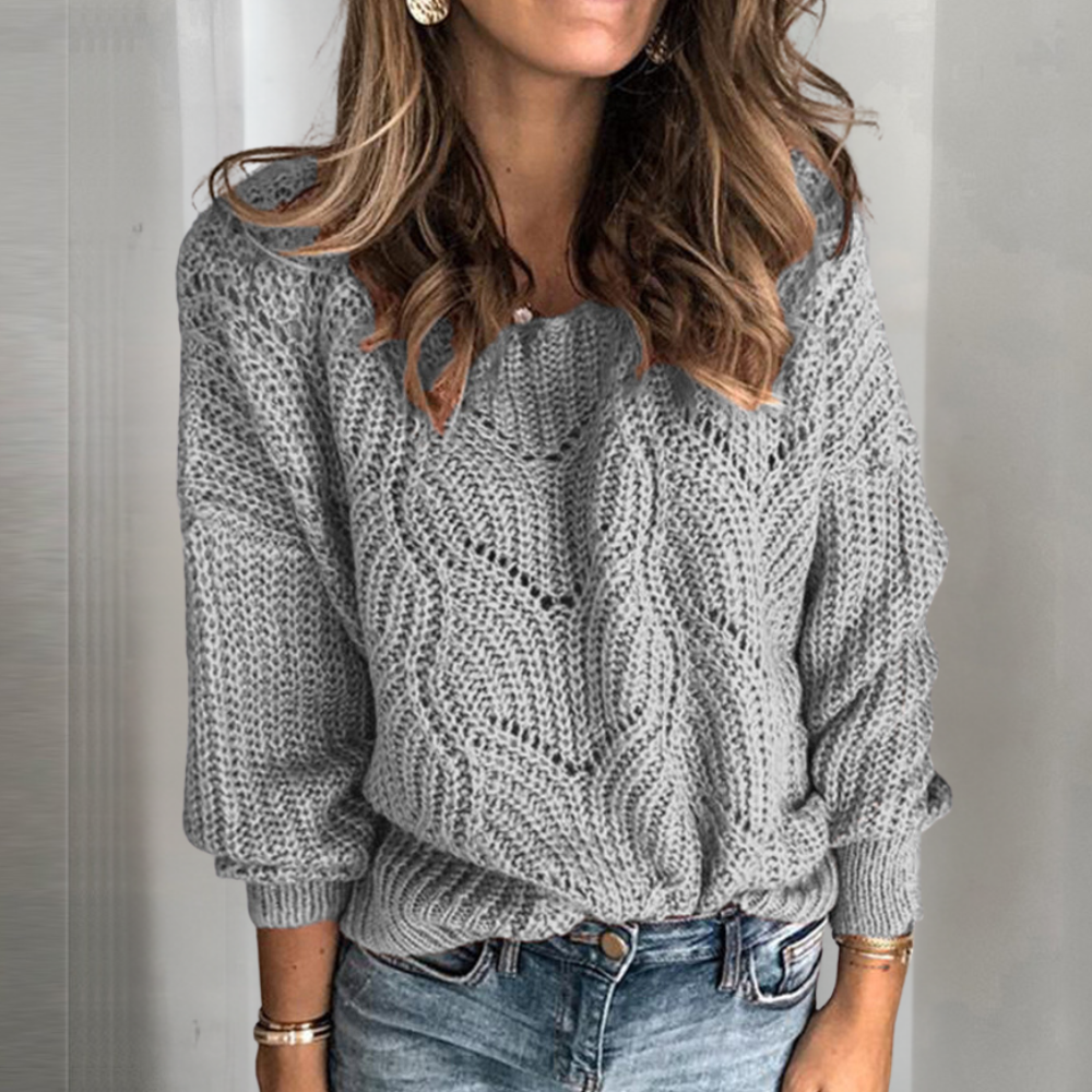 Gebreide oversized damestrui voor elke dag – CELINORA